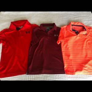 Kids Under Armour Heat Gear Polos